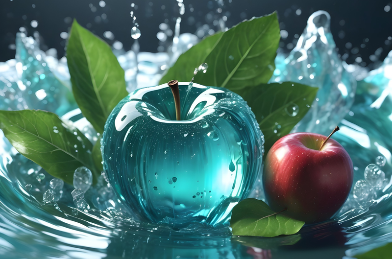 Canvas Wall Art Home Decor - Water Apple