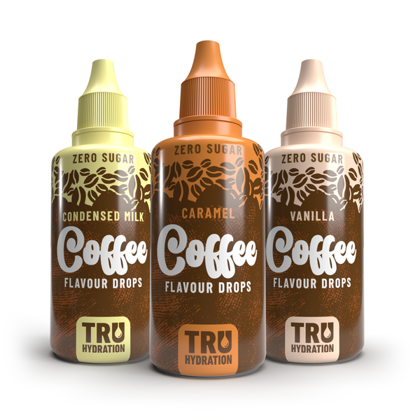 Tru Hydration Coffee Enhancer Condensed Milk, Caramel &amp; Vanilla (3 Pack)