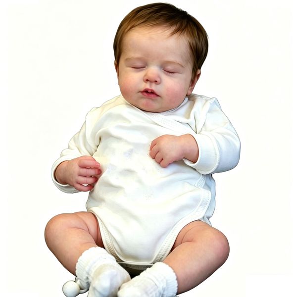 Baby doll, silicone handmade replica of a real baby, boy or girl gift set