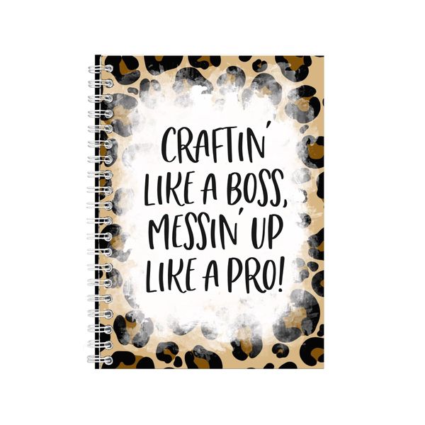 Craftin Like a Boss 2 Notebook Crafting Gift Idea A4 Notepad Pad 85