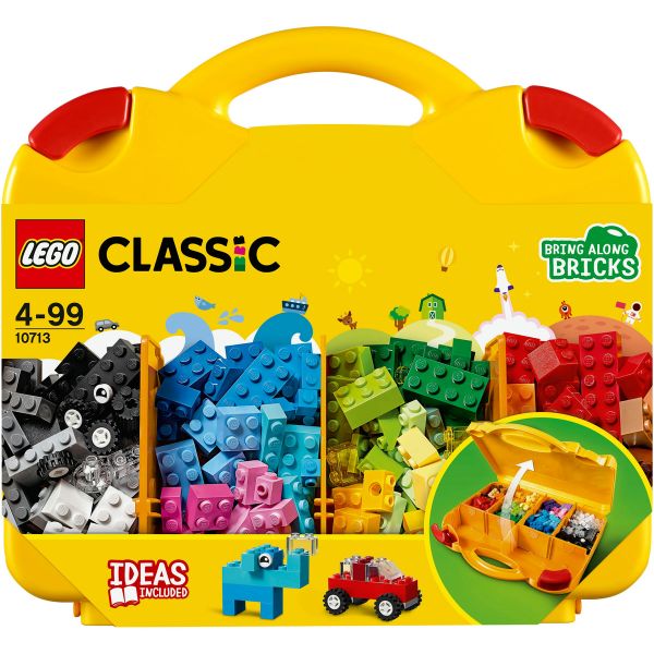 LEGO® Classic Building Blocks Creative Suitcase Set 10713 - 213 Pieces