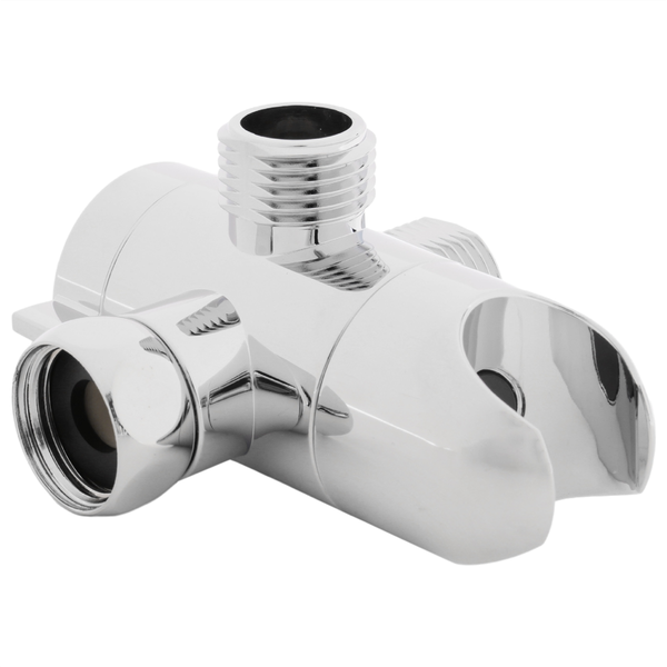 3 Way Shower Diverter with Hand Shower Cradle Tee Compatible with None
