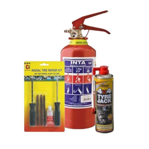 4X4 Tyre &amp; Fire Essential Emergency Kit