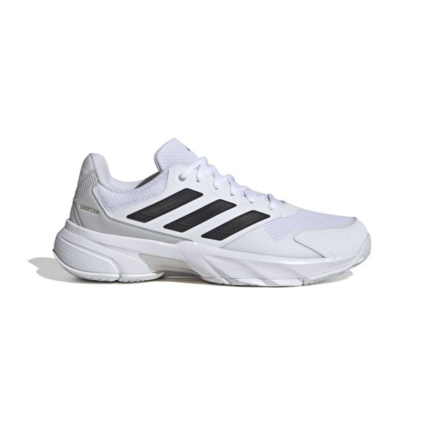 adidas Men's CourtJam Control 3 Tennis Shoes - Cloud White/Core Black/Grey2
