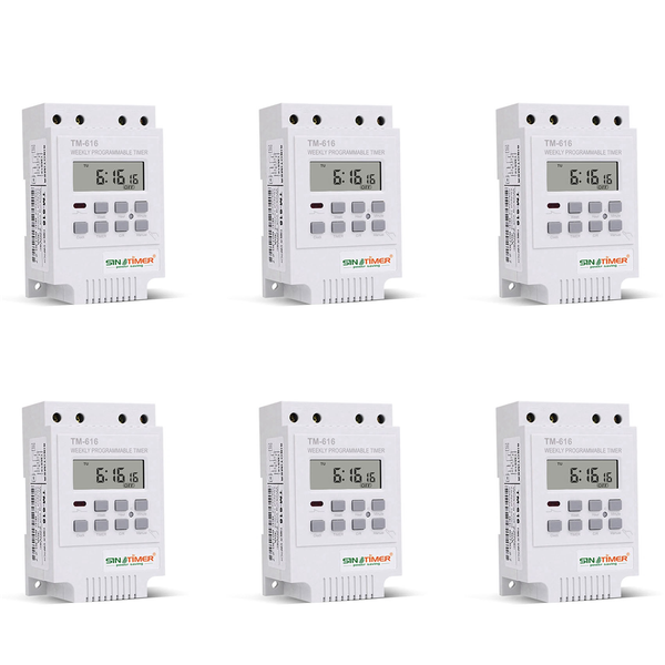Sinotimer Tm616W-2 30A 220V Relay Timer Control Timer Din Rail Moun