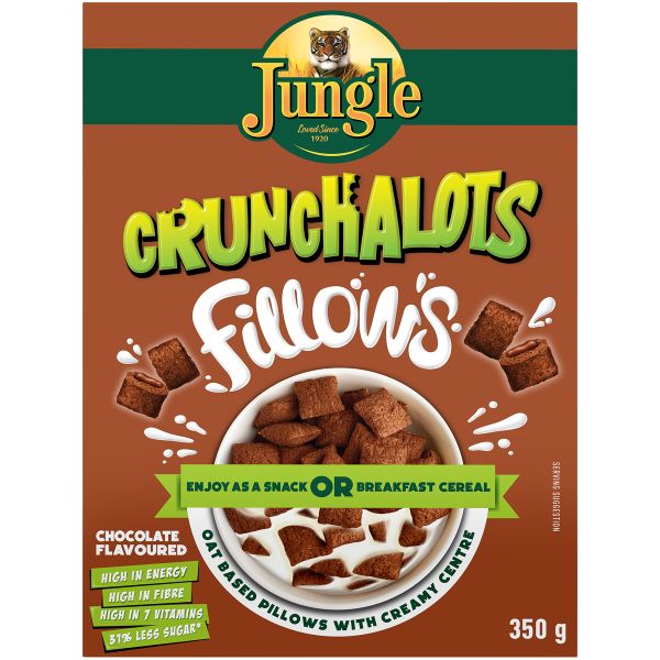Jungle Crunchalots Fillows Chocolate 350g