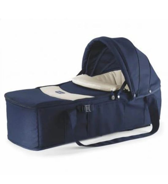 Soft Portable Baby Carry Cot - Blue