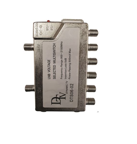 Dynamic TV LNB Voltage Selected Multiswitch DTS06 - 02