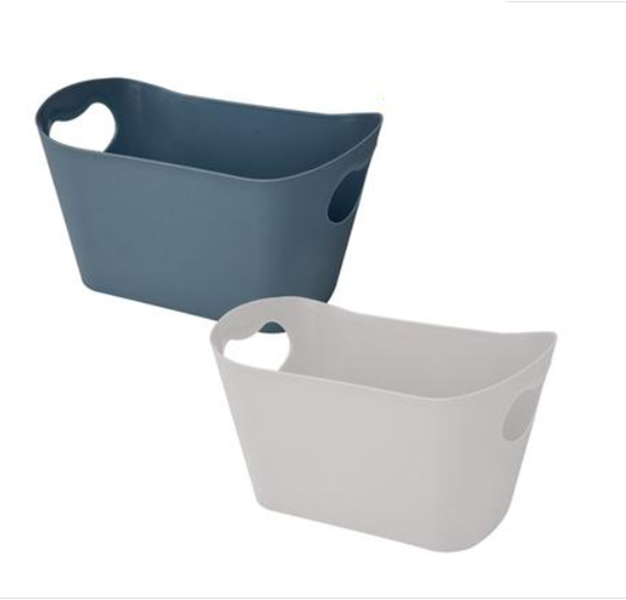Plastic Multi-Use Basket - 23x14x13cm - 4-Pack