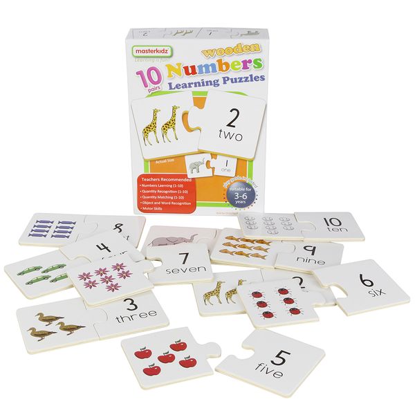 Master Kidz Wooden Learning Puzzle - Numbers
