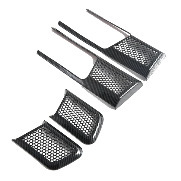 Motolab Interior Door Handle Trim Covers Compatible with BYD Shark - Carbon