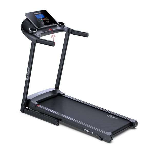 Zoolpro Motorized Exercise Electric Workout Running Treadmill Black