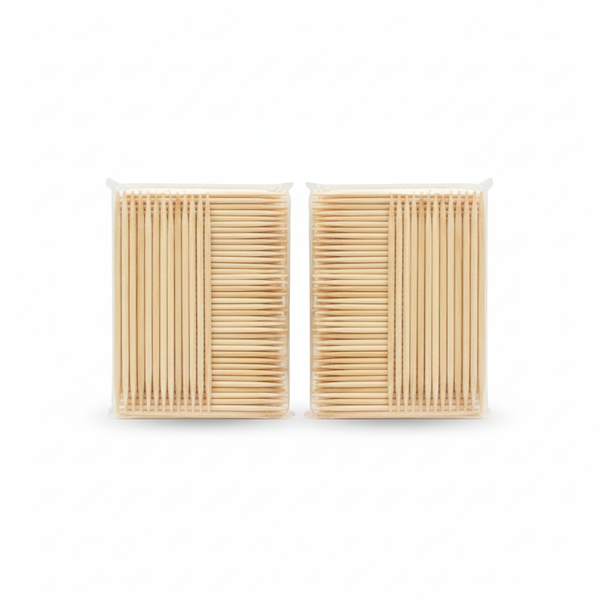 Toothpicks - 1000 Piece Bag for Appetizers and Hygiene - 2 Pack