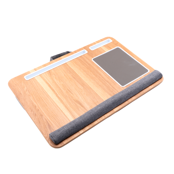Aspire Moulded Foam Lap Desk with Mouse Pad &amp; Wrist Support