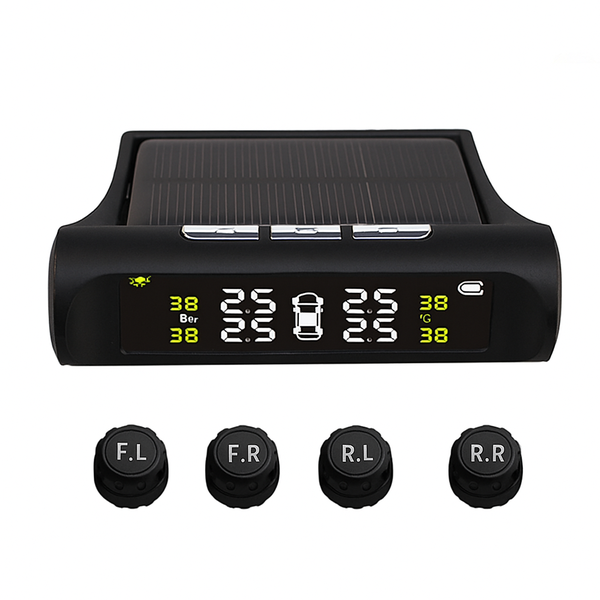 Tyre Pressure Monitor - Digital, Wireless, Auto Alert