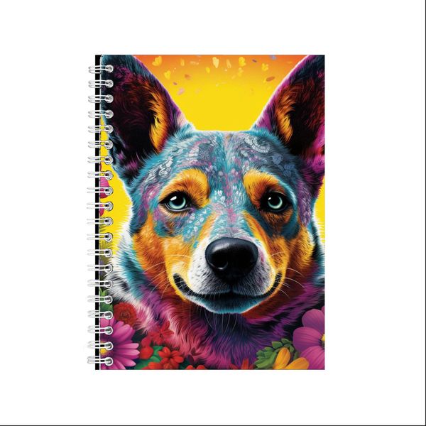 AUSTRALIAN CATTLE Dog Notepad A5 B-Day Gift