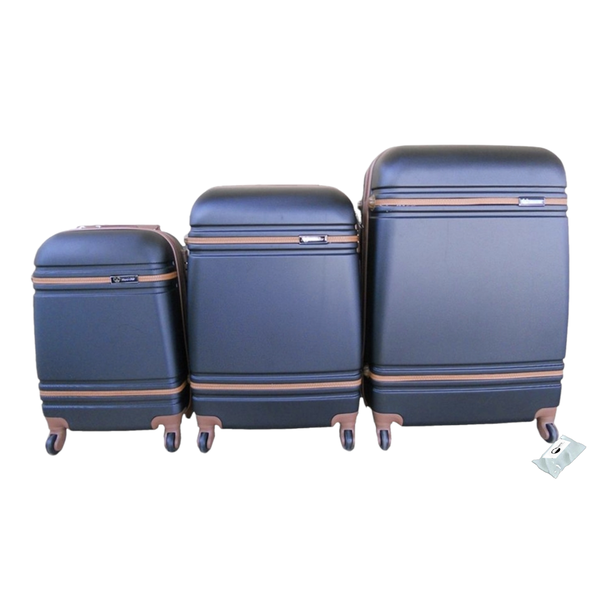 Quality EXO Travel Luggage Bag Set and SMTE Tieback - 3 Piece