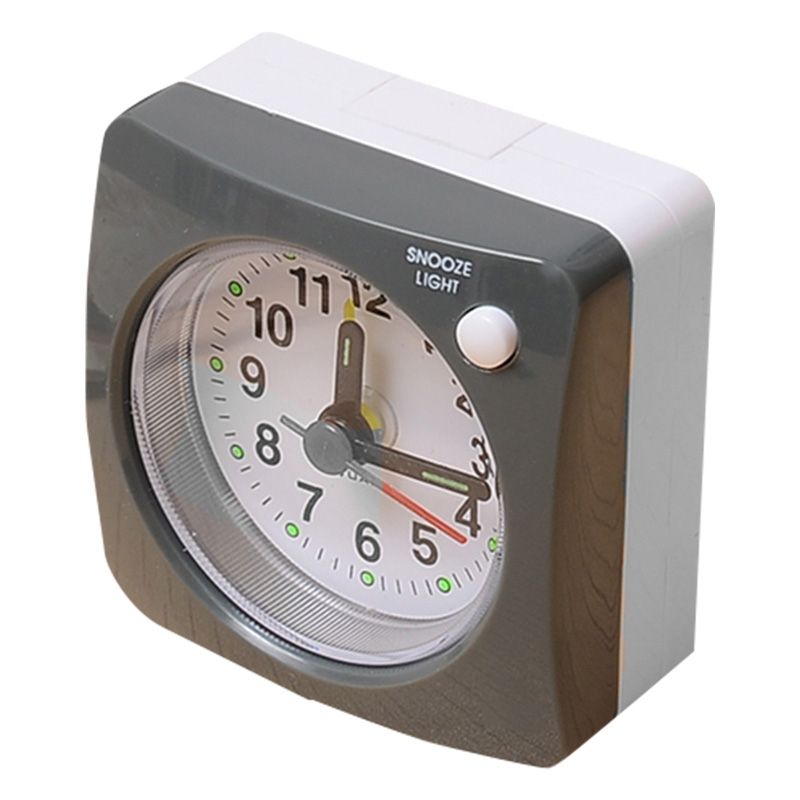 Travel Small Bedside Alarm Clock with Light & Snooze Function