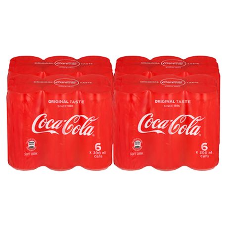 Coca-Cola Regular Can - 300ml x 24