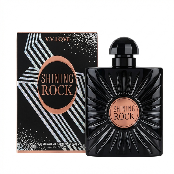 V.V.LOVE Shining Rock Black For Women &amp; Men Eau De Parfum 100ml