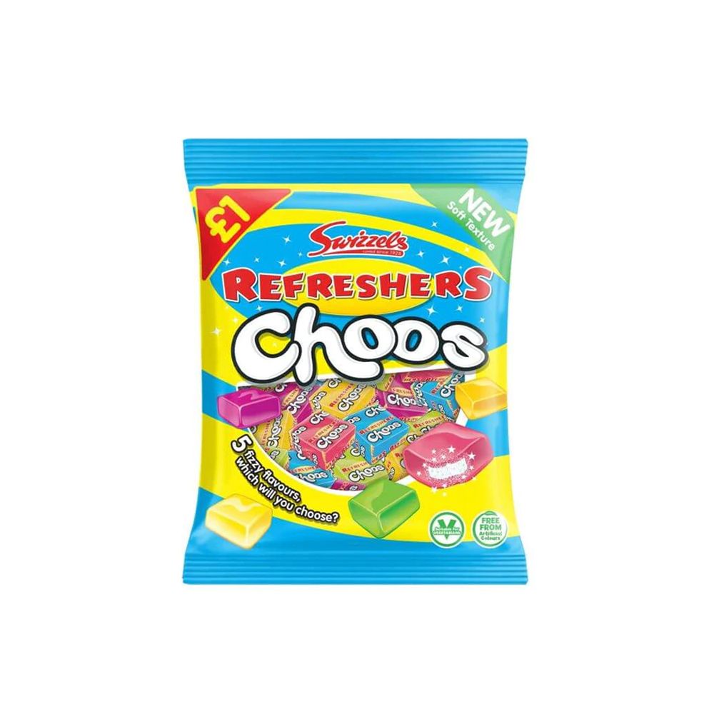 Swizzels Refreshers Choos Share Bags 135g Shop Today Get It Tomorrow 5611