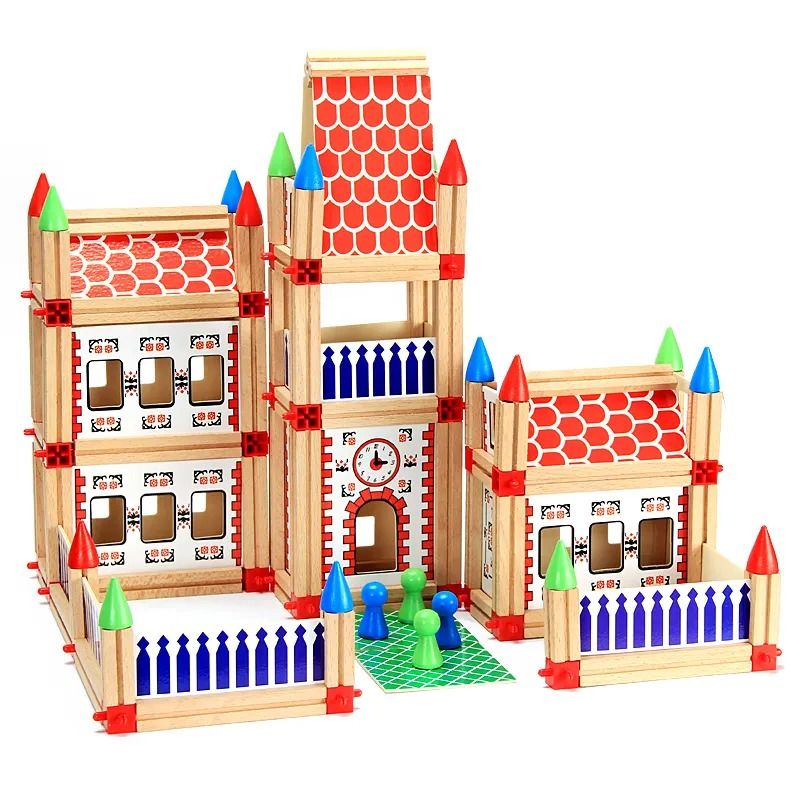 Wood Play House Construction Set 148 Piece Shop Today Get It   S Zoom.file