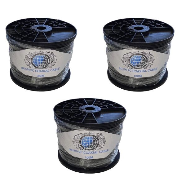 Oxy Worx Coaxial 100m Cable by 3