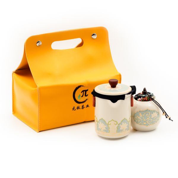 Traditional Chinese Tea Set in Carrier Bag