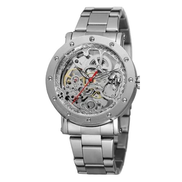 Men Metallic/Silver Analogue Timepiece