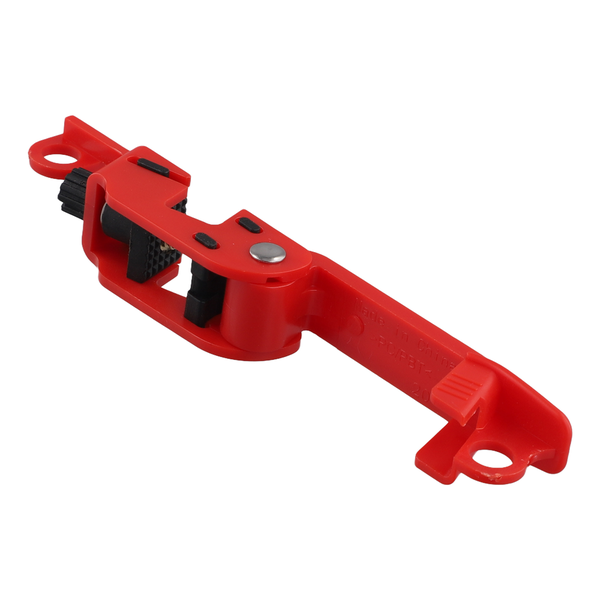 Red Electrical Box Circuit Breaker Lockout Tagout Compatible with None