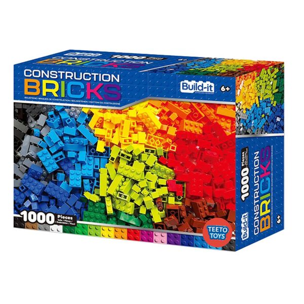 1000 Piece Building Blocks Set - Construction Toy for Toddlers and Children