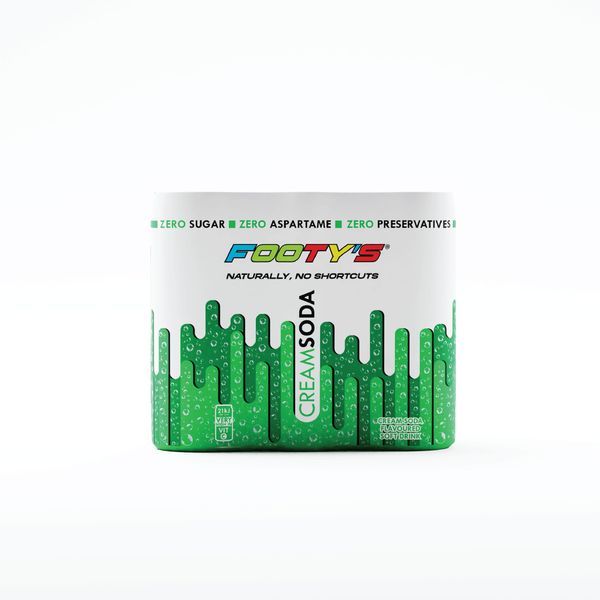 Footys Sugar Free Cream Soda 300ml - 6 Pack