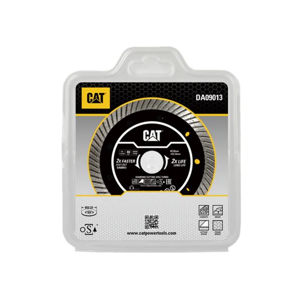 CAT Turbo Diamond Cutting Disc 230mm x 22.23mm Bore