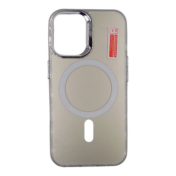 Magnetic Magsafe compatible with Apple iPhone 16 - Silver
