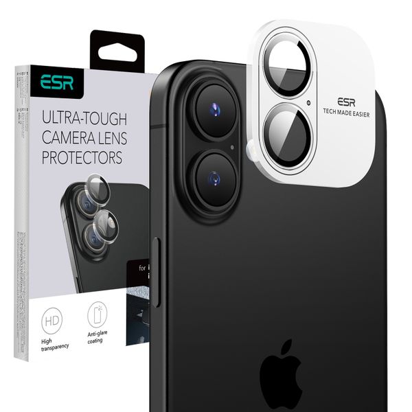ESR Armorite Camera Lens Protectors for iPhone 16 / 16 Plus