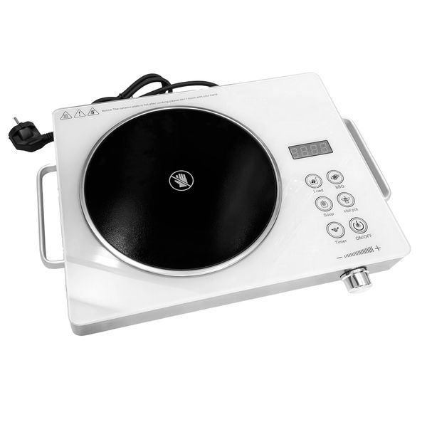 High-Powered Infrared Cooker 3500W with LED Display &amp; Knob Control