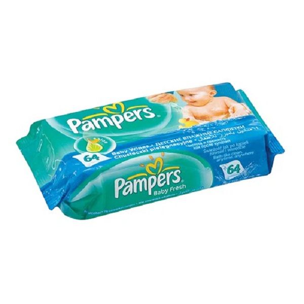 Pampers - Baby Fresh Wet Wipes Refill (64 Wipes Per Pack)