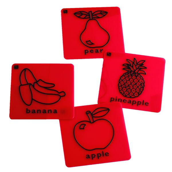 EDX Education Rubs Fruits - 4 Piece