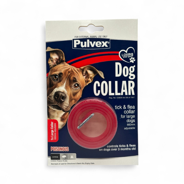 Pulvex Dog Collar for Fleas &amp; Ticks - Large Dogs