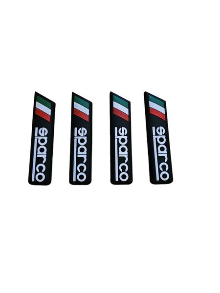 Door Guard Door Protector Sparco 4 Piece Door Edge Rubber Stick On white