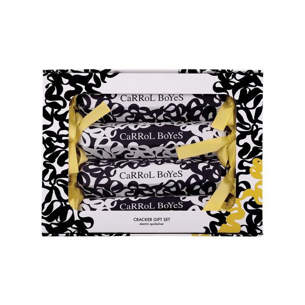 Carrol Boyes Cracker Gift Set- Electric Quicksilver- Yellow