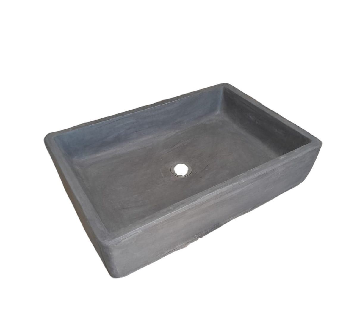 Charcoal Large Concrete Sink 605x410x130mm