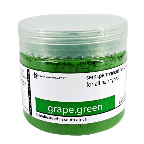 i.colour.me - Semi-Permanent Hair Pigment Powder - grape.green - 150ml