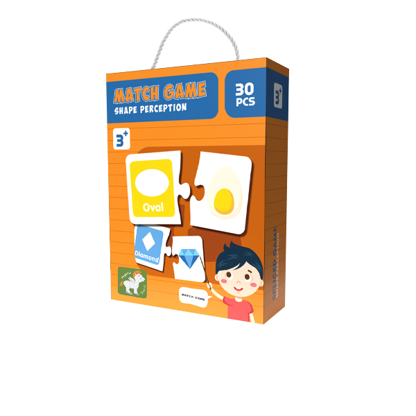House Brand Match Game- Shape Perception 30 Piece
