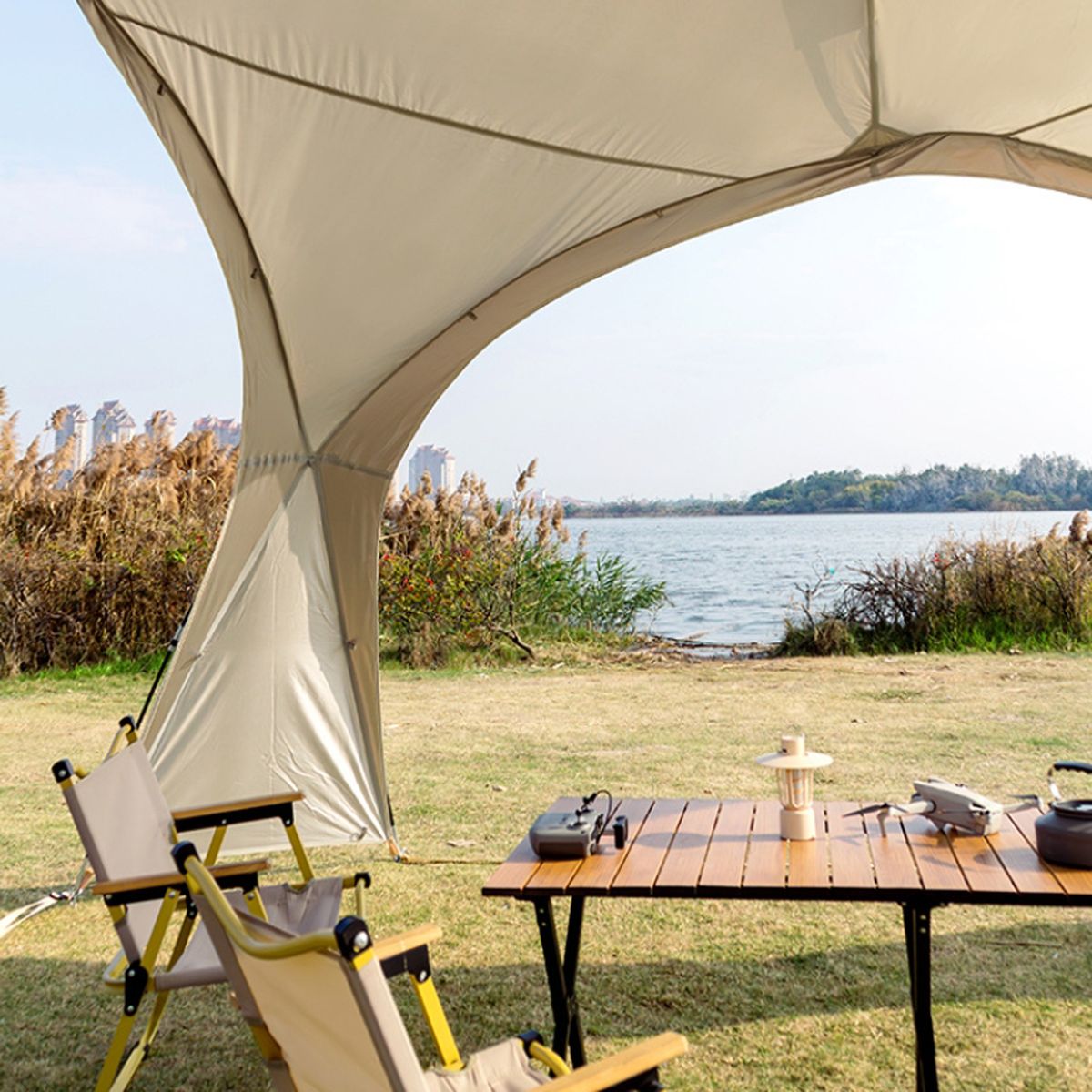 Zipper Dome Canopy Tent Waterproof Outdoor Vault Tent for Many
