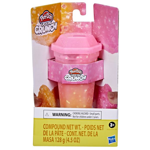 Play Doh-Crystal Crunch Hot Pink Orange