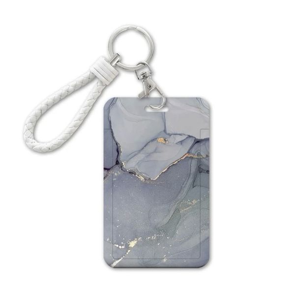Pretty Marble Print ID Cardholder