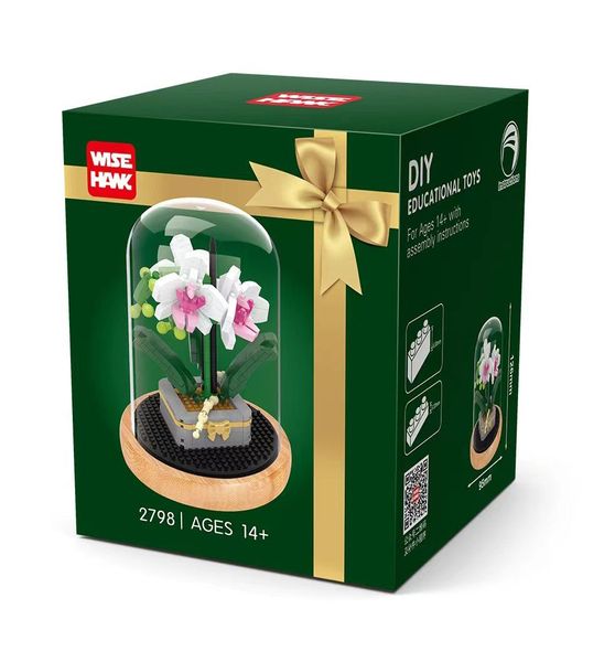 Wisehawk Butterfly Orchid - 675 Pieces - 12.6cm Tall