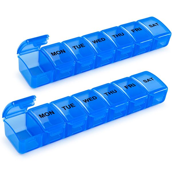 Pill Organizer 7 Days (2 Pack)