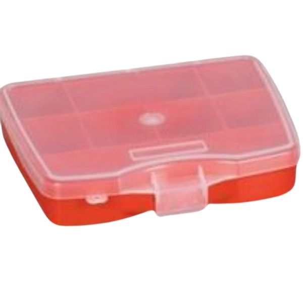 Port-Bag - 8 Compartment Toolbox - 17cm - Red